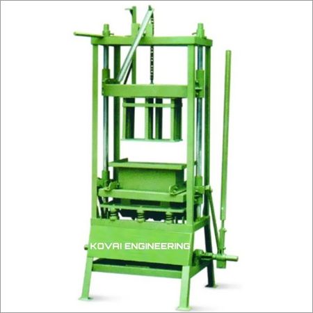 Hand Operated Block Making Machine